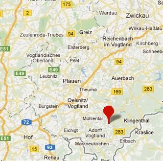Kartenausschnitt Eschenbach